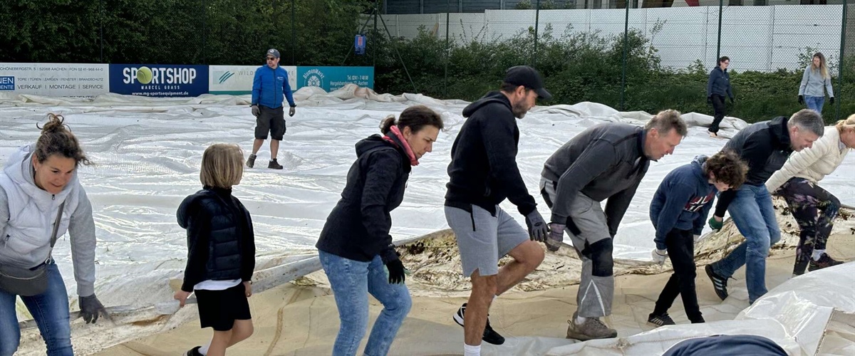 Abbau Traglufthallen 17.04-19.04.2026 mit anschließendem Helferfest und Saisoneröffnung! .💙🤍