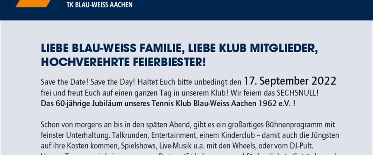 Save the date 17.09.2022